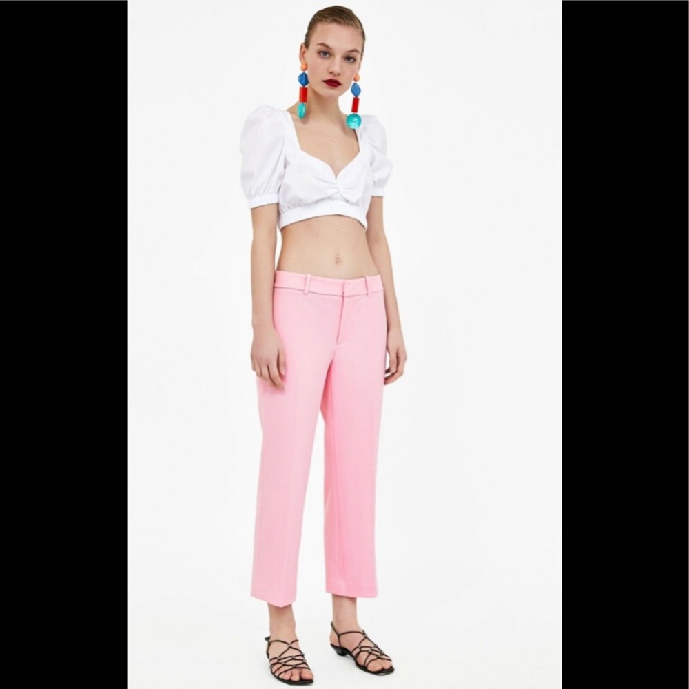Zara Pale Pink Trousers